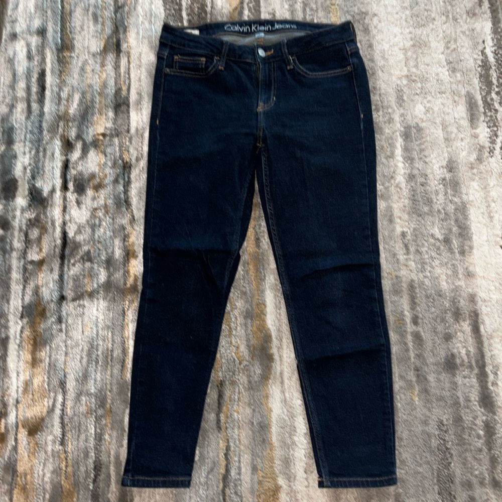 Calvin Klein Capri dark blue jeans